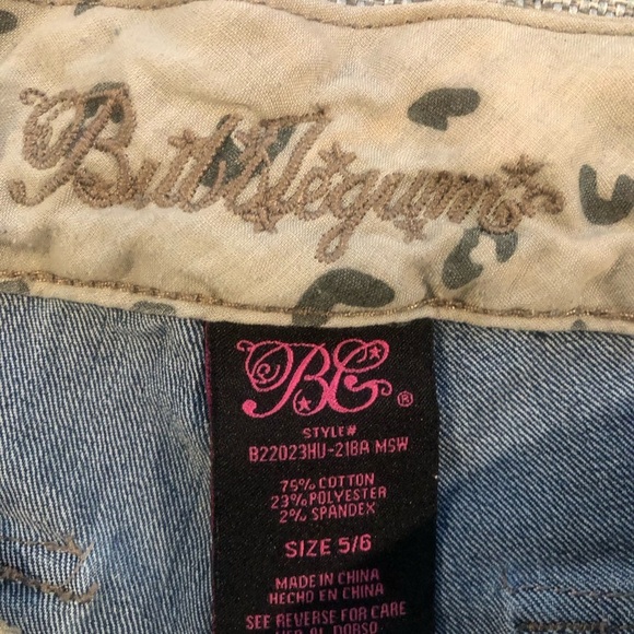 Y2K Vintage Ultra low-rise Jean Short Shorts Size 5/6 - Picture 5 of 5